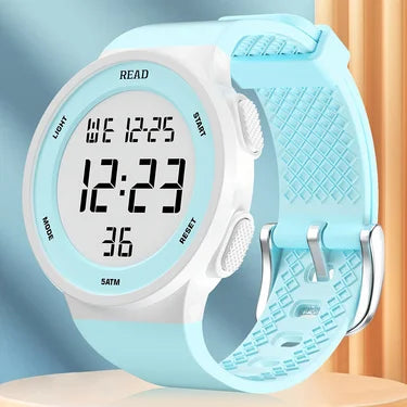 Orologio Donna Digitale Sport LED | Impermeabile 5ATM