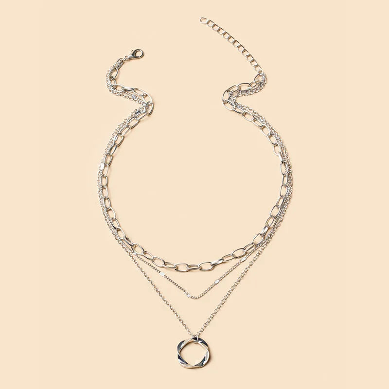 Dorato Donna Dorato Argento Catena Collana