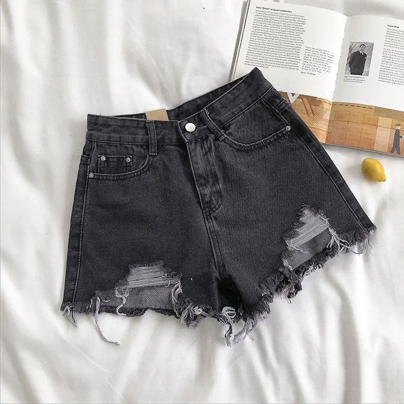 Shorts Denim Y2K Vita Alta – uGlam