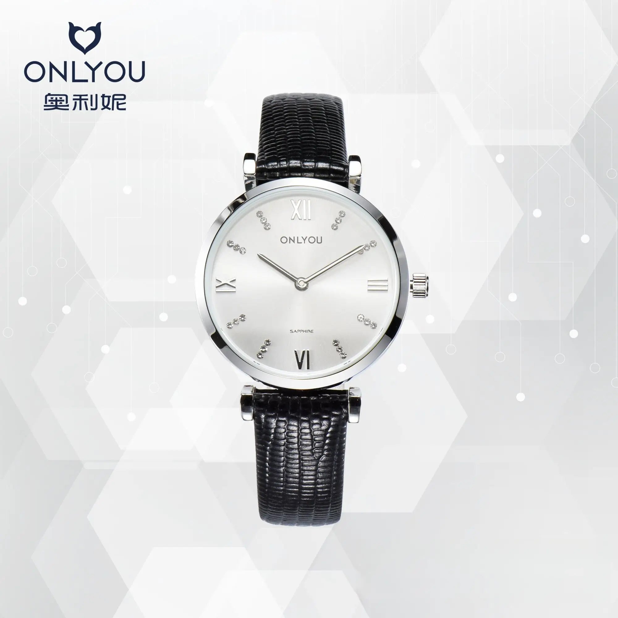 ONLYOU Elegant Women's Watch,featuring A Simple and Stylish Stainless Steel Strap,a Waterproof Design and A High-end,luxurious