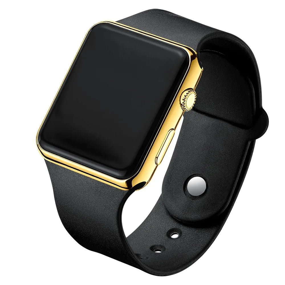 Orologio Digitale LED Unisex Sport — Cinturino in Silicone | Rosa, Nero, Argento, Oro