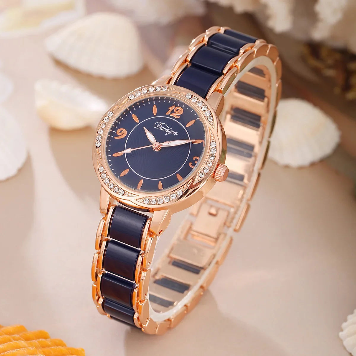 Orologio Donna Bracciale Quarzo con Numeri Romani — Elegante e Resistente agli Urti | VNWCT