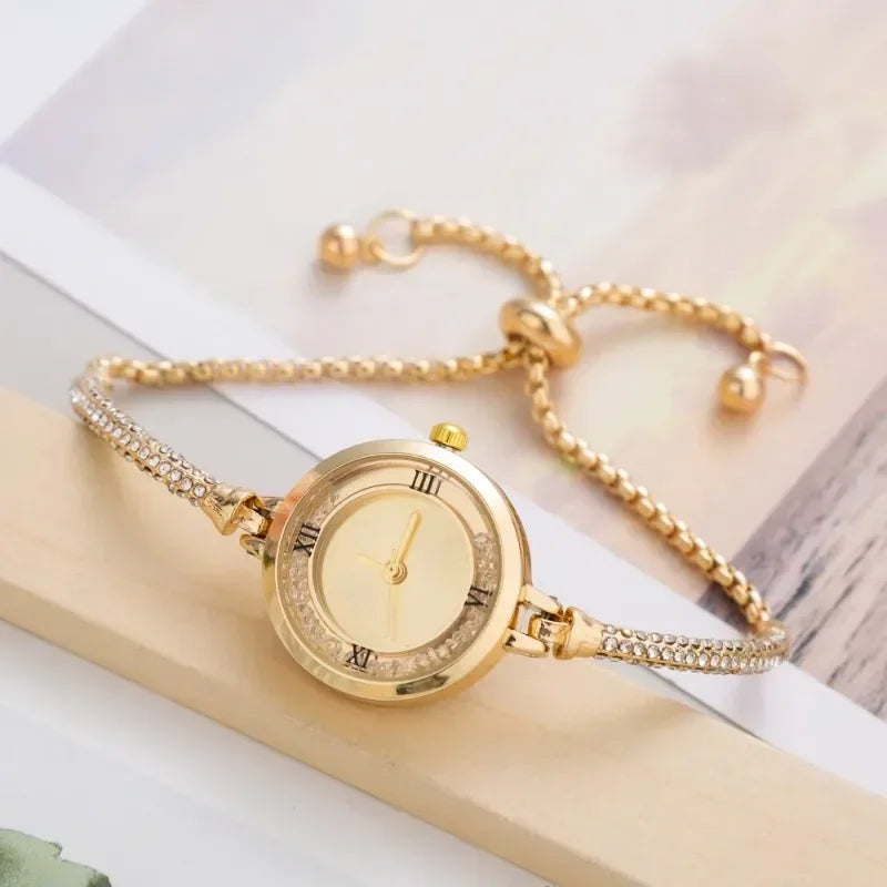Orologio Bracciale Donna – Elegante Quadrante Piccolo al Quarzo