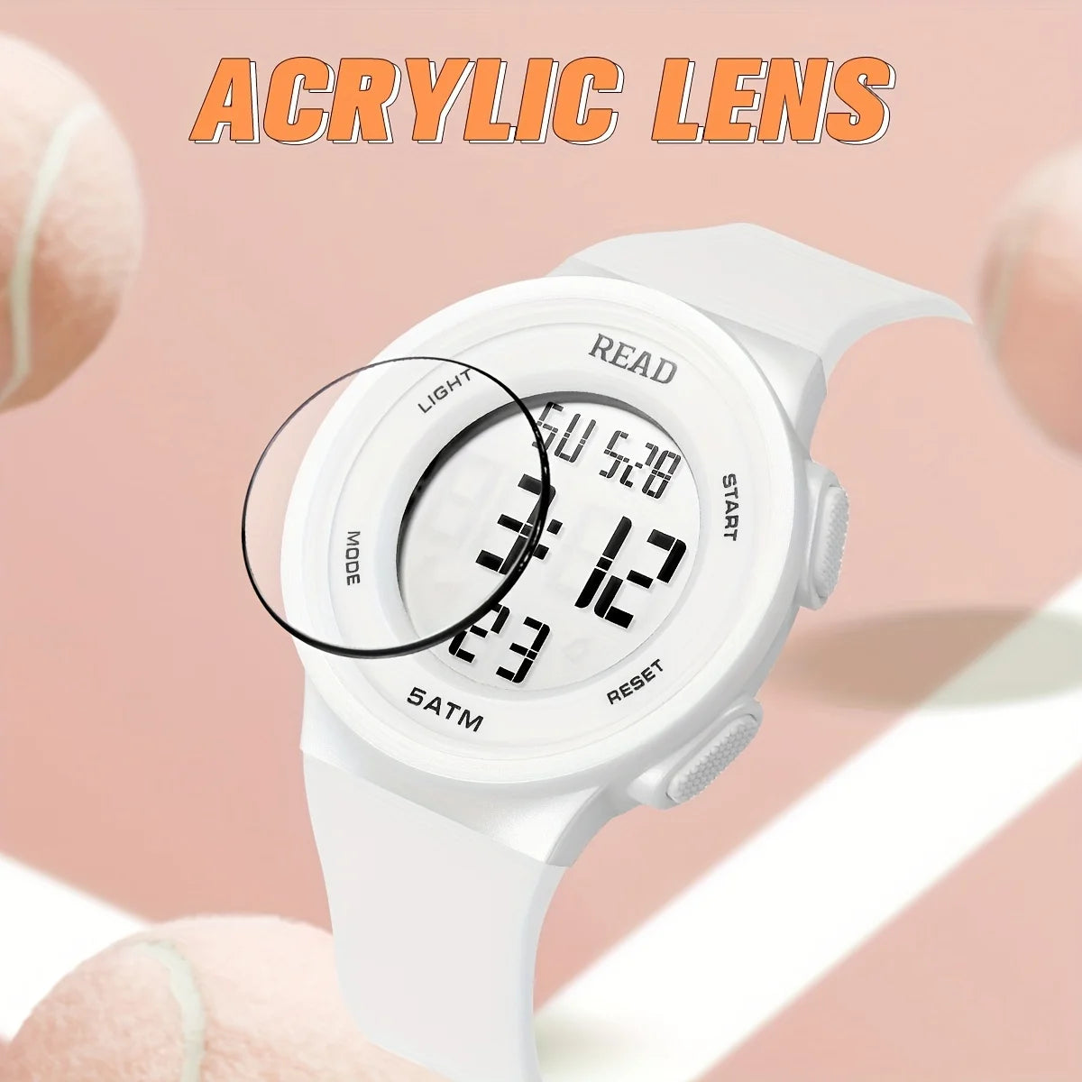 Orologio Donna Digitale Sport LED | Impermeabile 5ATM