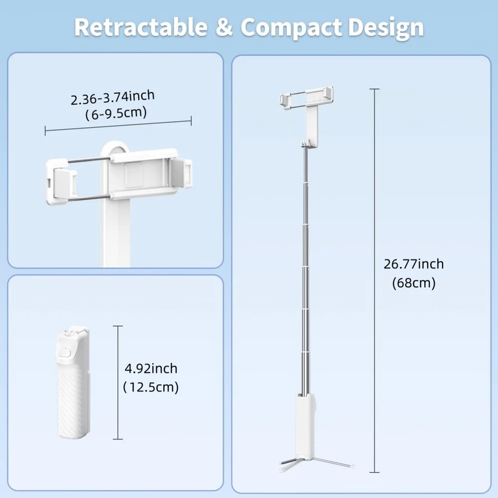 Mini Selfie Stick Treppiede Bluetooth – uGlam