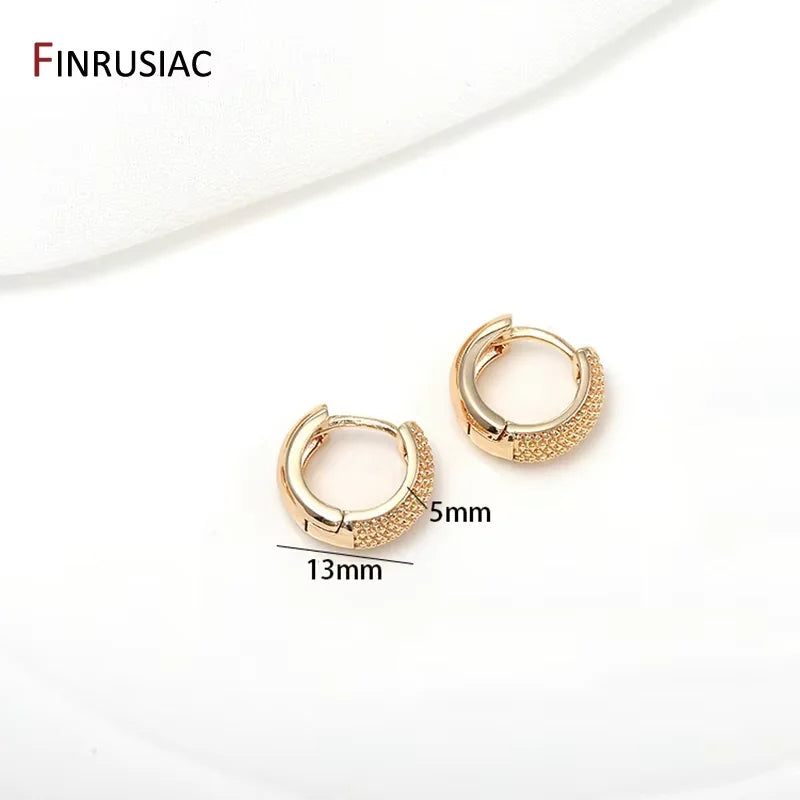 Dorato a Cerchio Orecchini Donna Donna Dorato Anello Orecchini
