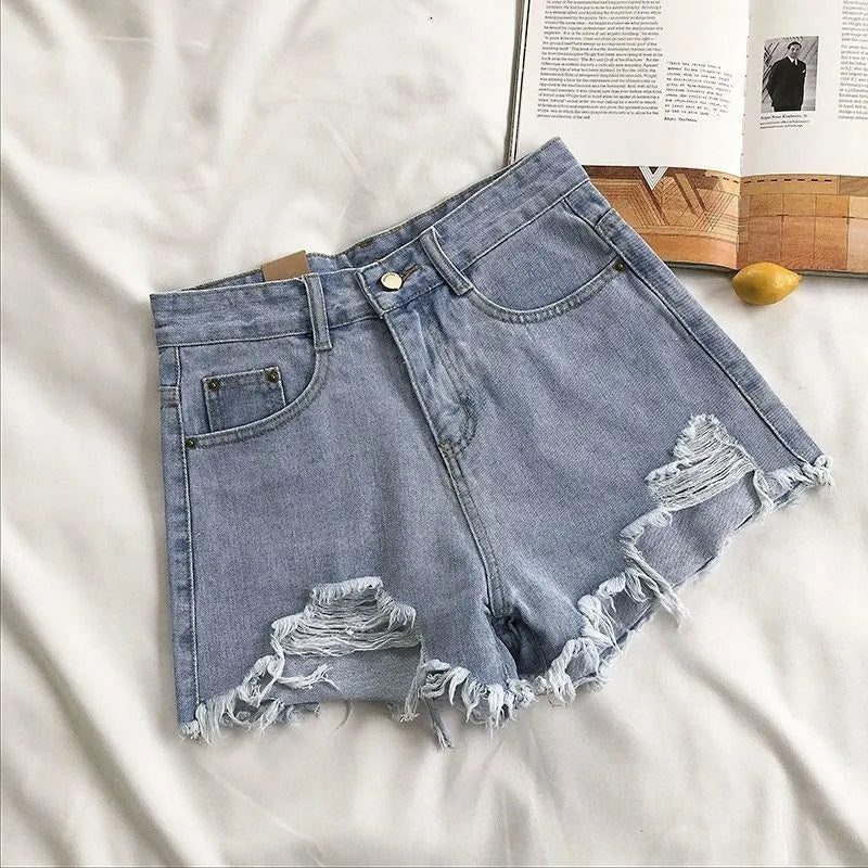 Shorts Denim Y2K Vita Alta – uGlam
