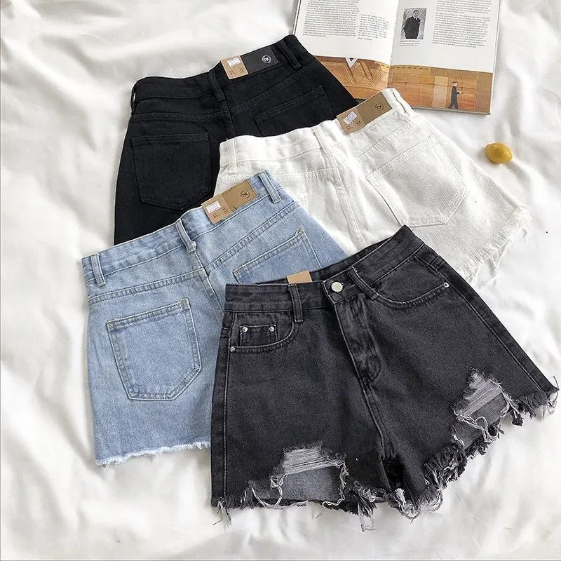 Shorts Denim Y2K Vita Alta – uGlam