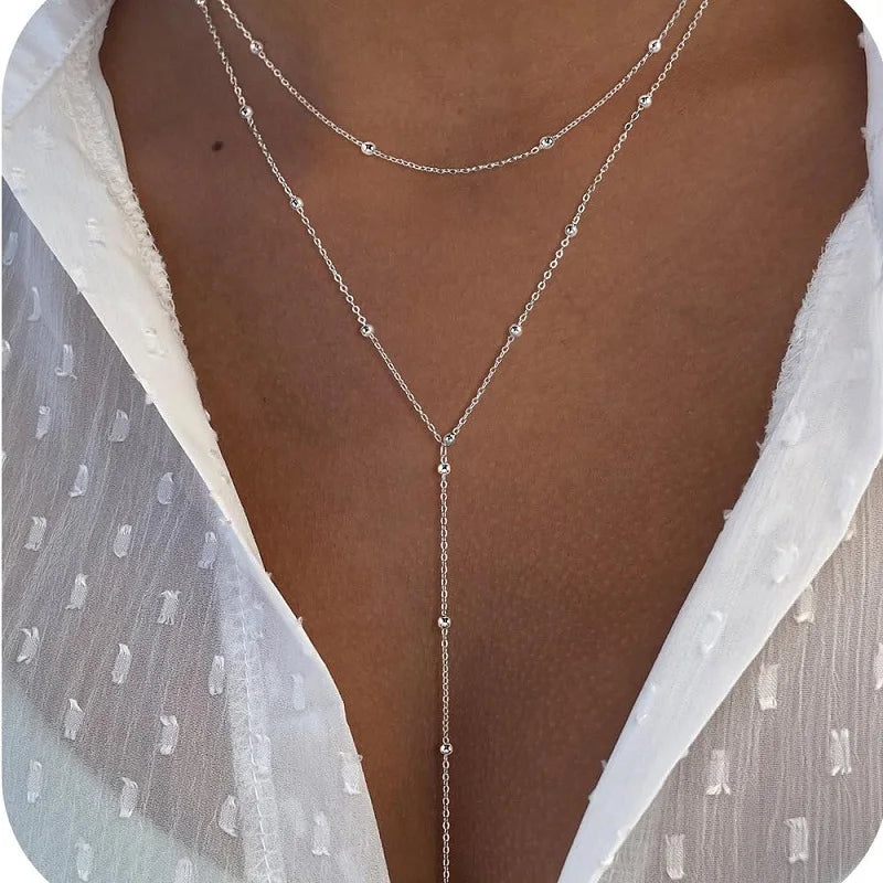 Dorato Collana Donna Catena