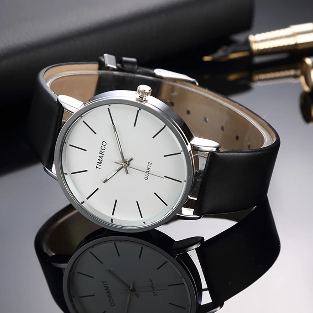 Orologio Donna Minimalista al Quarzo | Cinturino in Pelle — TINUORA