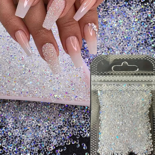 Borsa con Strass Trasparente/Style3/Style2