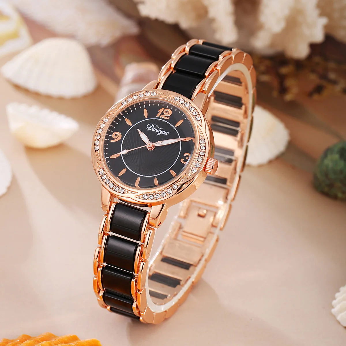 Orologio Donna Bracciale Quarzo con Numeri Romani — Elegante e Resistente agli Urti | VNWCT