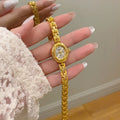 Women Watches Top Brand Luxury Wristwatches Ladies Fashion Gold  Bracelet Watch Female Elegant Clock Women montre femme