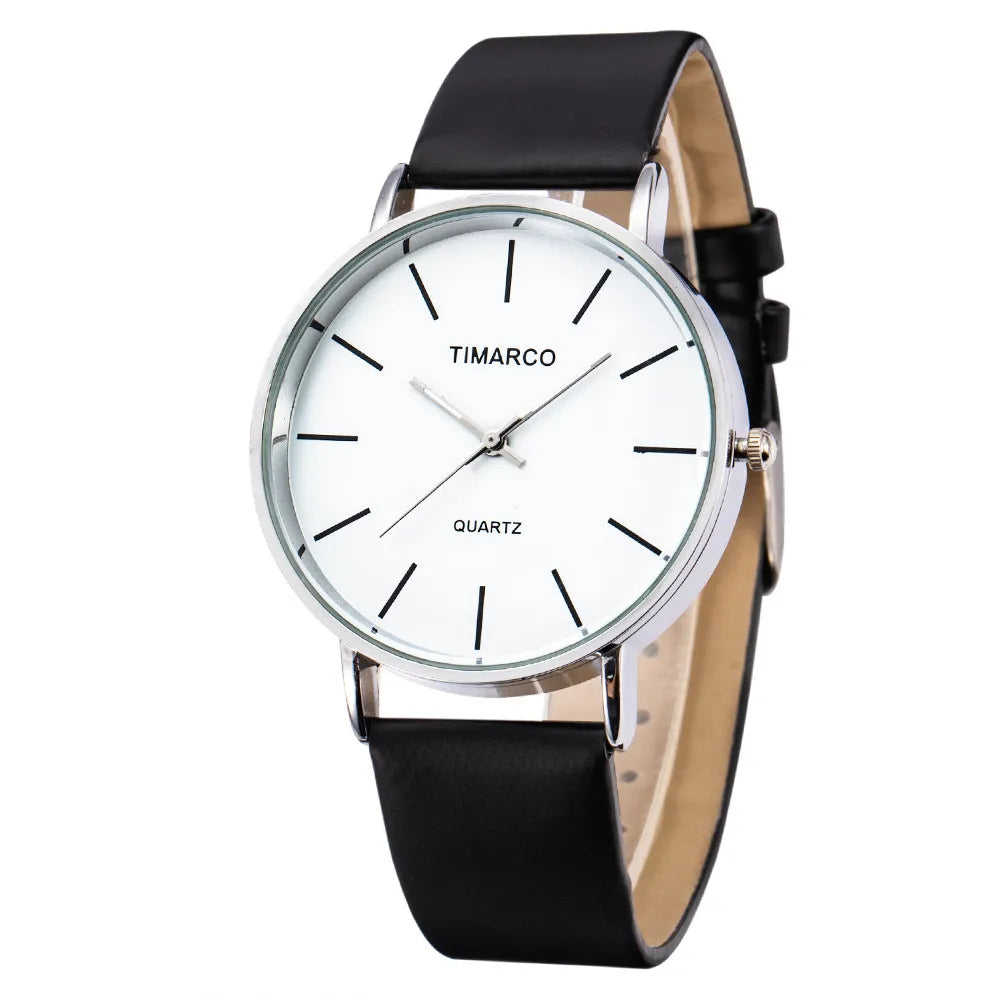 Orologio Donna Minimalista al Quarzo | Cinturino in Pelle — TINUORA