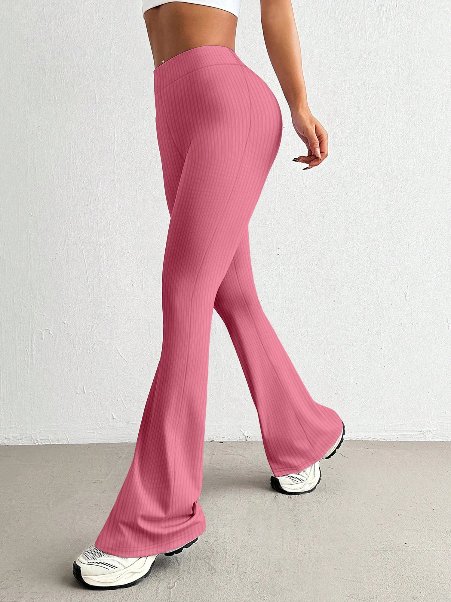 Pantaloni Flare a Vita Alta – uGlam