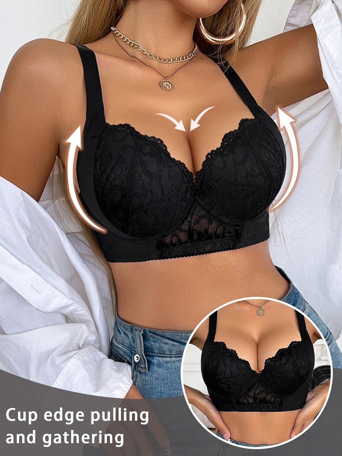 Reggiseno Push-Up Pizzo – uGlam
