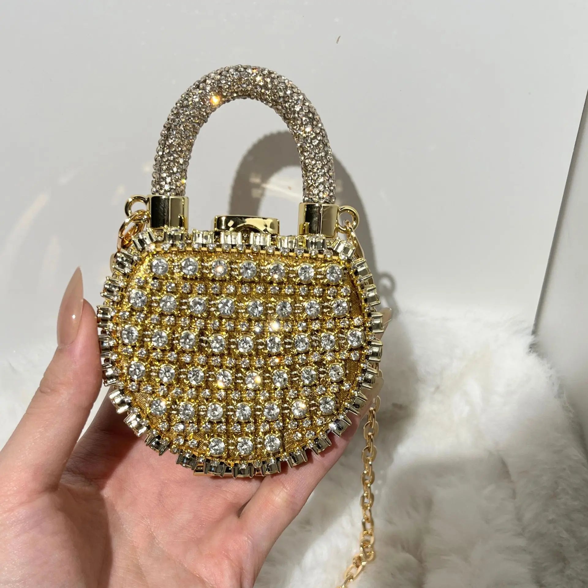 Mini da Sera Borse Catena Borsa a Tracolla Borsa Donna