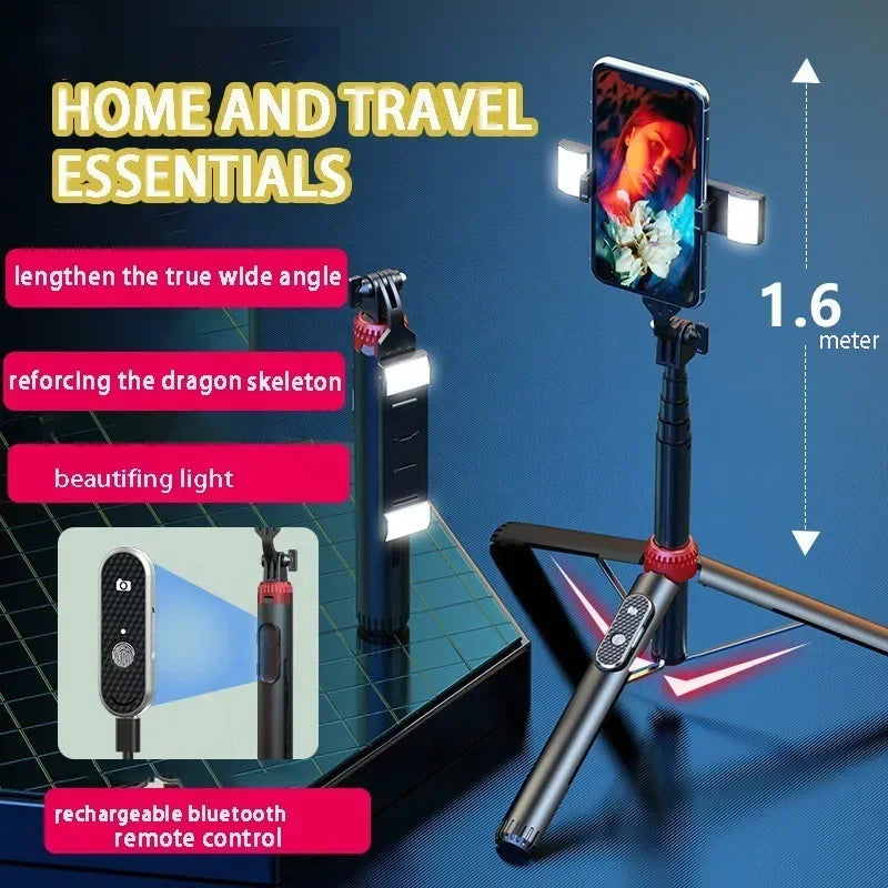 Selfie Stick Treppiede Bluetooth 1.6m – uGlam