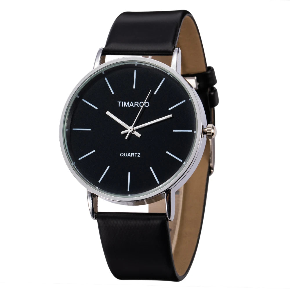Orologio Donna Minimalista al Quarzo | Cinturino in Pelle — TINUORA