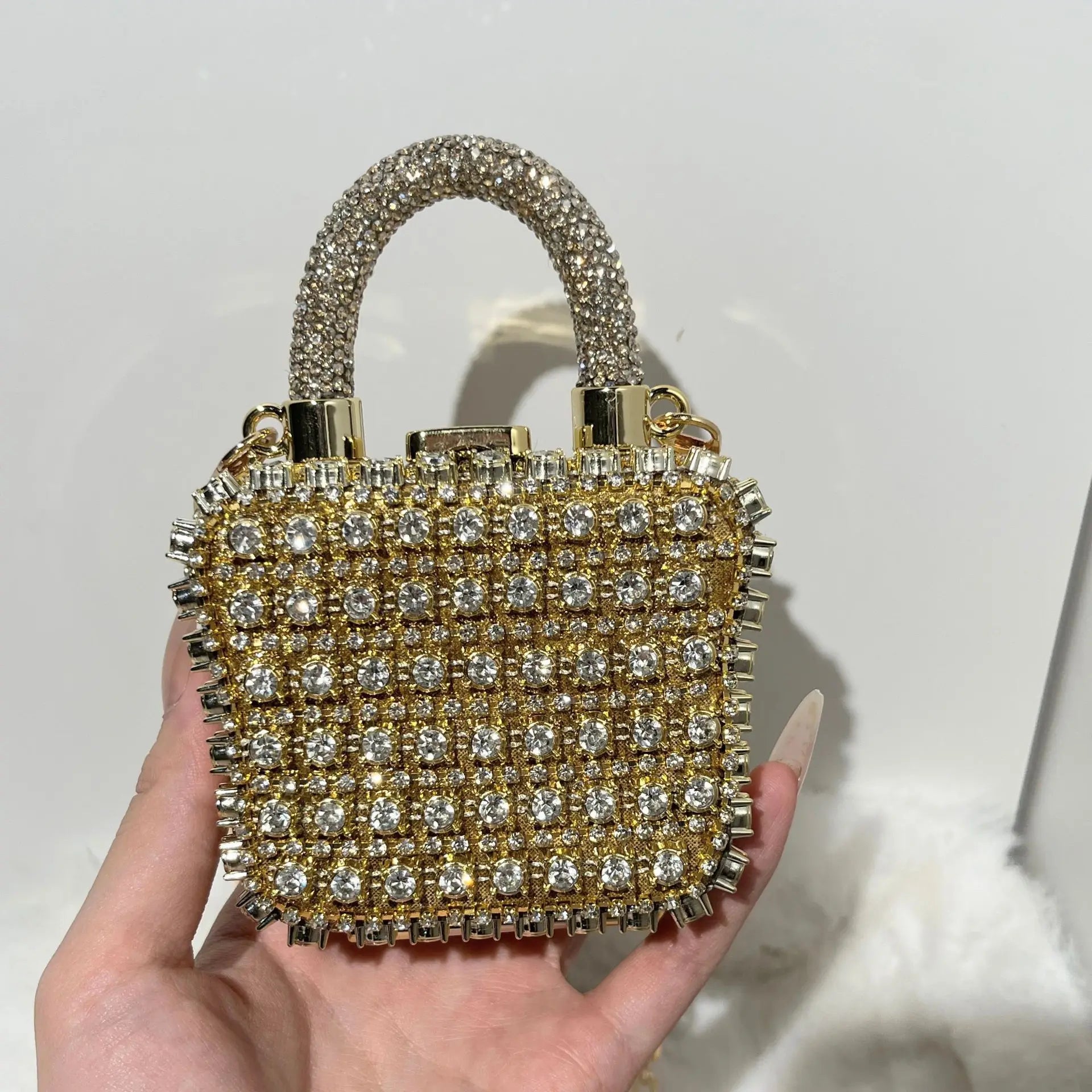 Mini da Sera Borse Catena Borsa a Tracolla Borsa Donna