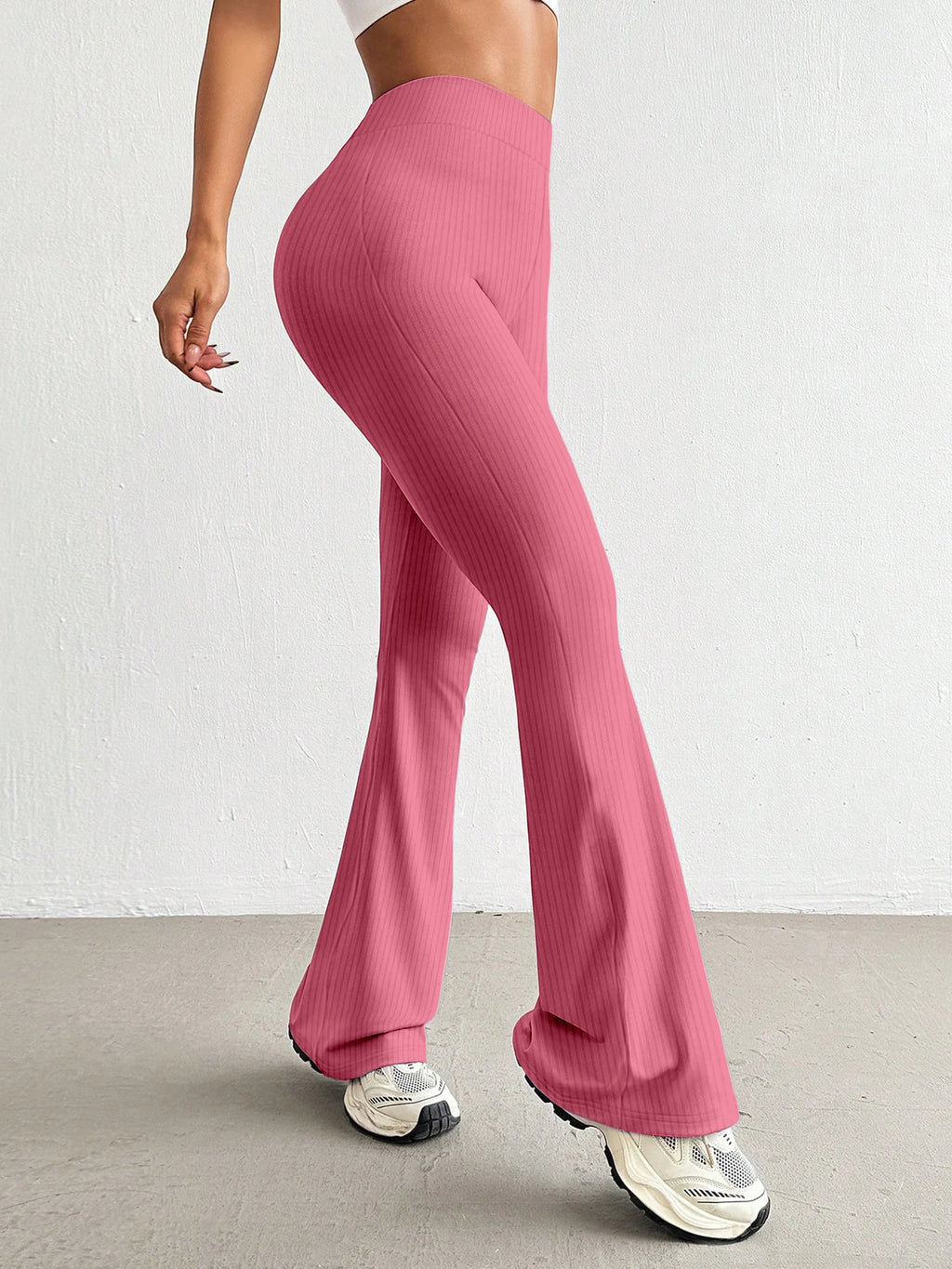 Pantaloni Flare a Vita Alta – uGlam