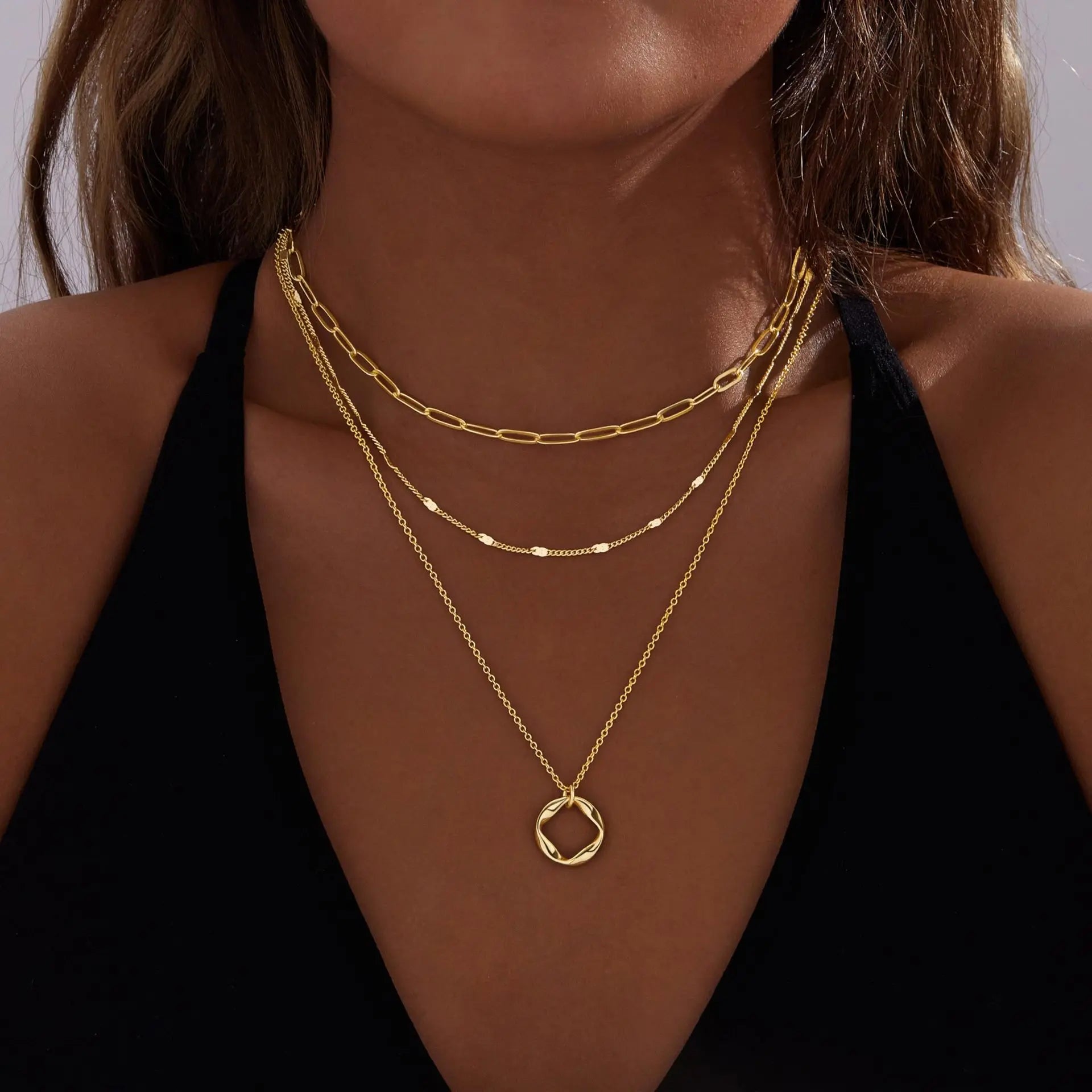 Collana Layered Oro 14K – uGlam