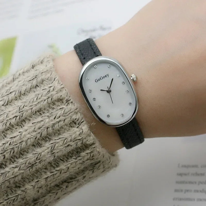 Orologio Donna Elegante al Quarzo | Cinturino in Pelle