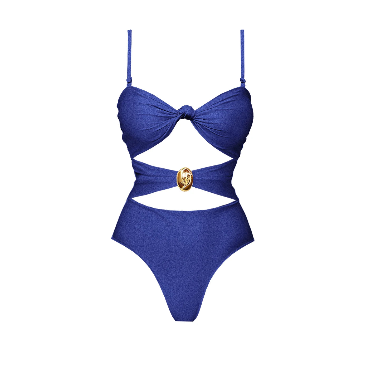 Hollow Swimsuit 2026 New Bikini Sexy Women Swimwear Push Up Swim Suits Female Bandeau Biquini Shiny Button Bathingsuit Beachwear