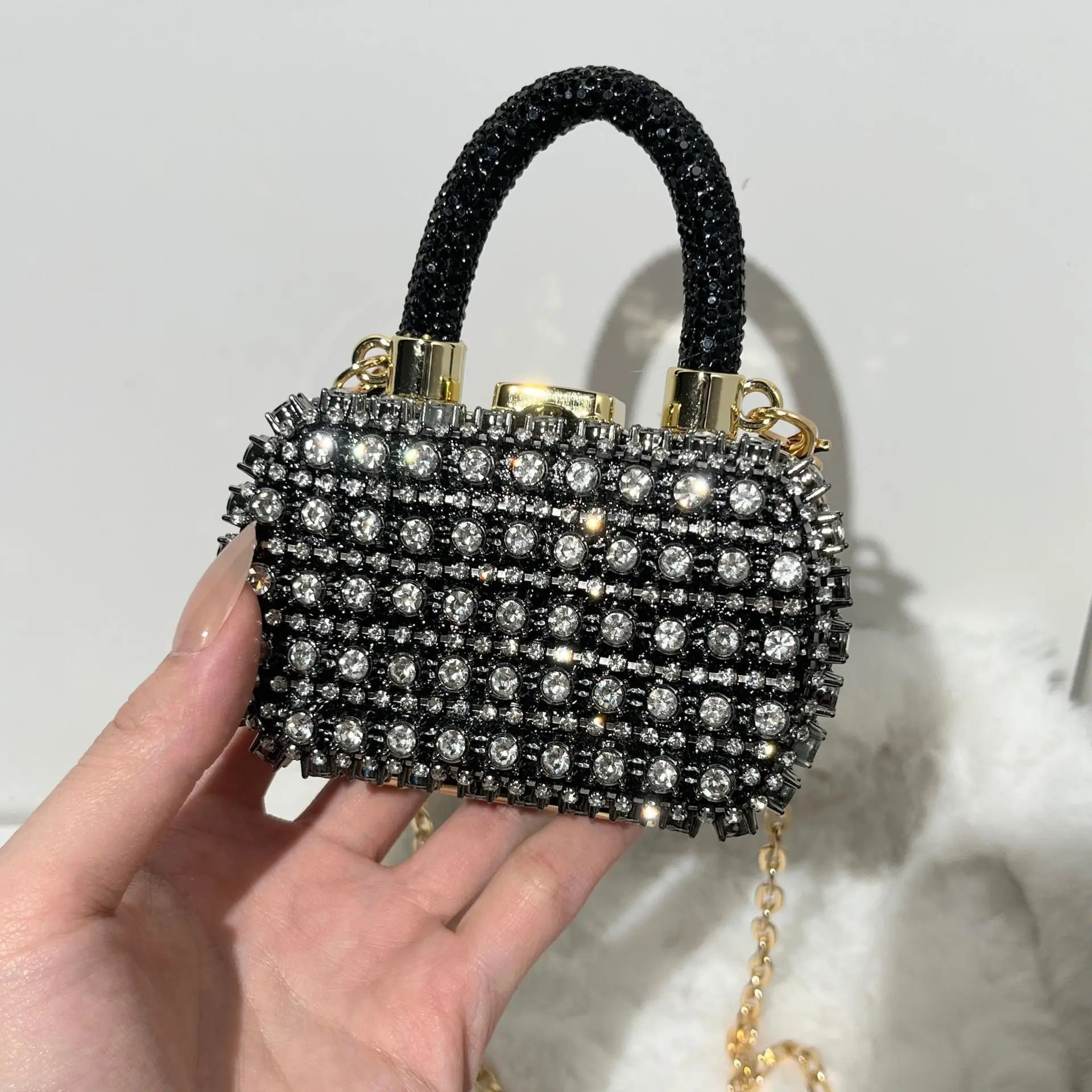 Mini da Sera Borse Catena Borsa a Tracolla Borsa Donna