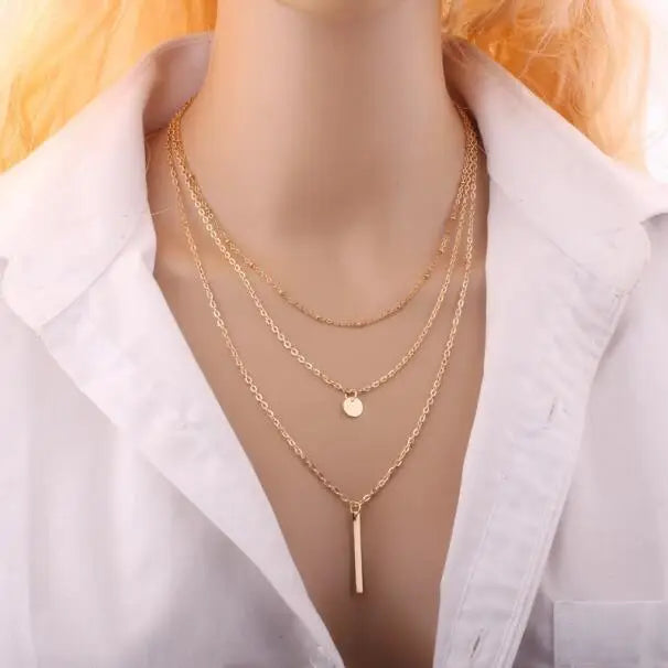 Catena Collana Dorato Collana Donna