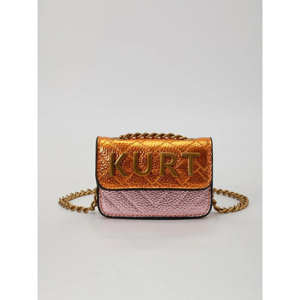 Mini Magnetic Crossbody Bag – Letter Flap, Chain Strap, Zipper Closure. Multi-Color, Perfect for Casual, Office & Everyday Use