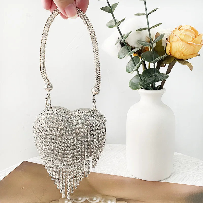 da Sera Borsa a Spalla Catena Borsa Portafoglio Mini Borsa Donna