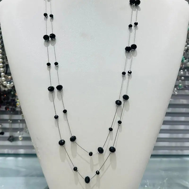 Collana Donna Multistrato Vintage con Perle – Choker Glam Fidanzamento Anniversario