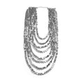 Layered Gold Color Choker Necklace for Women Multi-Strand Coin Chain Statement Necklace Fashion Boho Jewelry