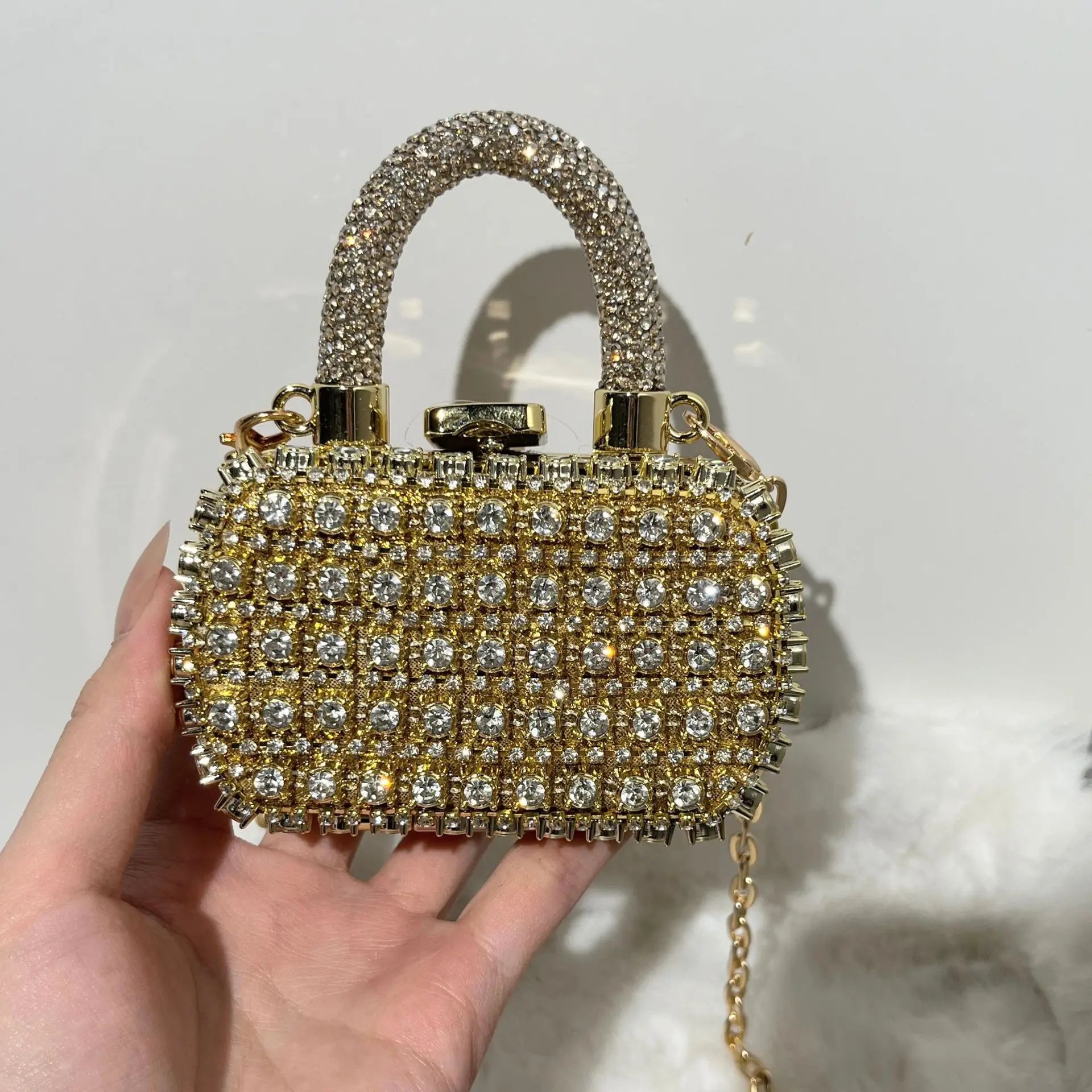 Mini da Sera Borse Catena Borsa a Tracolla Borsa Donna