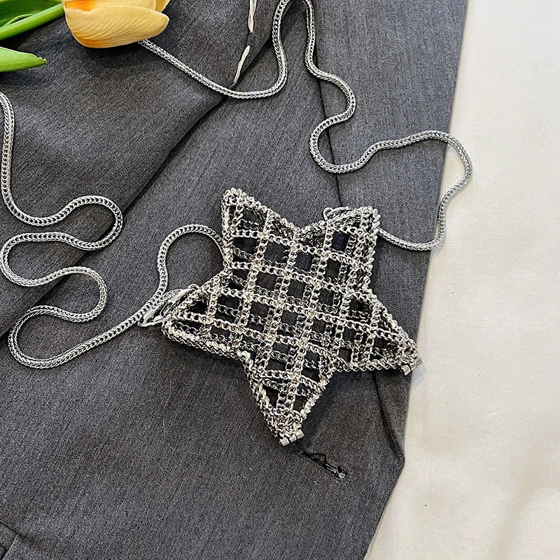 Mini Borsa a Spalla con Perle uGlam