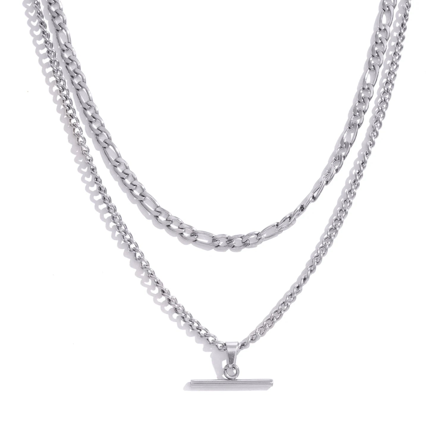 Collana Minimalista Doppio Strato Oro 18K – uGlam