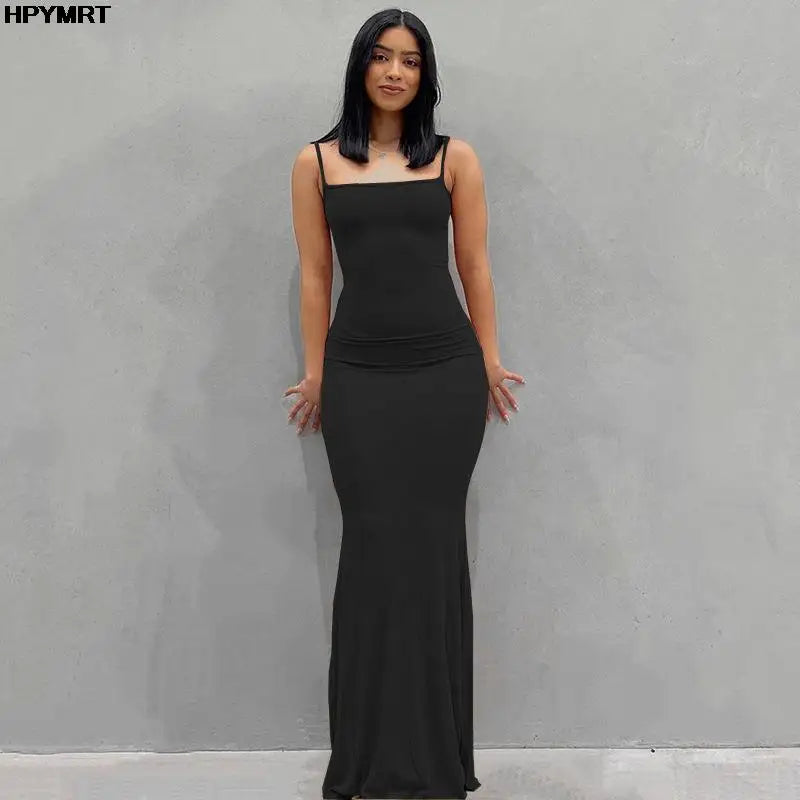 Vestito Donna Satin Slip Maxi | Senza Spalline Schiena Scoperta | uGlam