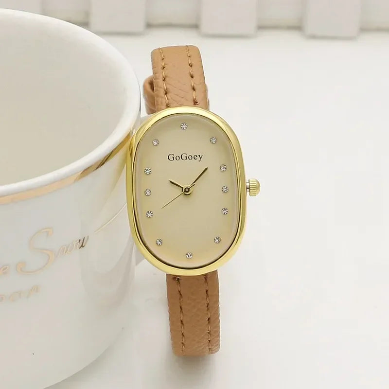 Orologio Donna Elegante al Quarzo | Cinturino in Pelle