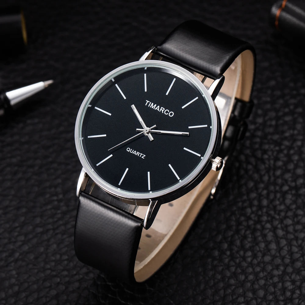 Orologio Donna Minimalista al Quarzo | Cinturino in Pelle — TINUORA