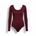 Body Bordeaux Manica Lunga