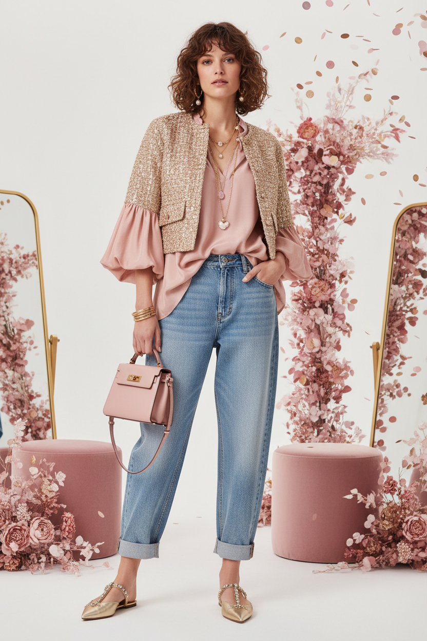 Jeans donna loose fit